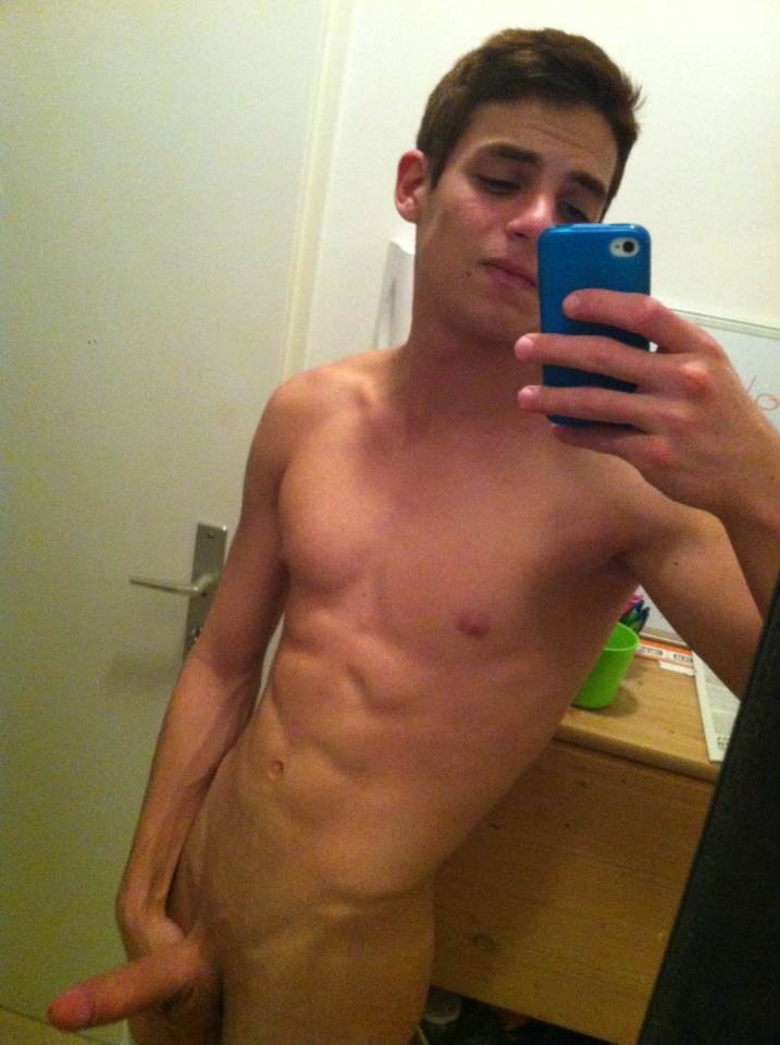 self shot in shape teen guys